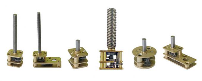 18 ° زاوية خطوة 5Vdc محرك تروس 10 مللي متر محرك متدرج برغي مع مشفر مناسب للمعدات الطبية 7