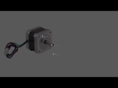 محرك خارجي لولبي لولبي هجين خطي متدرج NEMA17 42 مللي متر