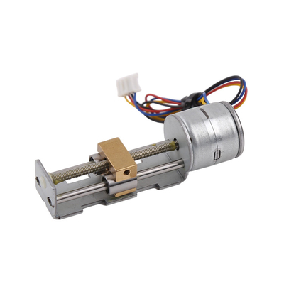 linear stepper motor with linear bearings and brass slider 1 KG thrust for Camera, Optics, Medical Devices