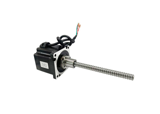 Nema 34 (86mm) hybrid ball screw stepper motor 1.8° Step Angle 4 Lead Wires Voltage 3/4.8V Current 6A