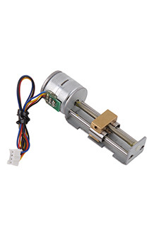 linear stepper motor with linear bearings and brass slider 1 KG thrust for Camera, Optics, Medical Devices