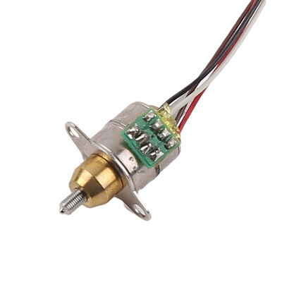 Mini 10mm diameter linear stepper motor 2-phase 4-wire fixed axis micro linear motor