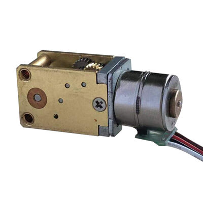 3V 5V  Precious 10mm Diameter 18 Degree Step Angle  Geared DC Stepper Motor With Metal Gearbox Horizontal Gear Reducer