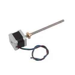 Nema 17 Captive Type 2-phase 4-wire high torque screw stepper motor with copper nut linear actuator