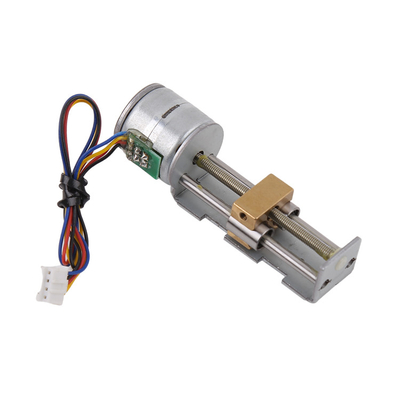 محرك ثنائي القطب 20mm Micro Slider Stepper Motor Screw Lead 66mm Stroke المحركات الخطية الميزات لآلات البيع